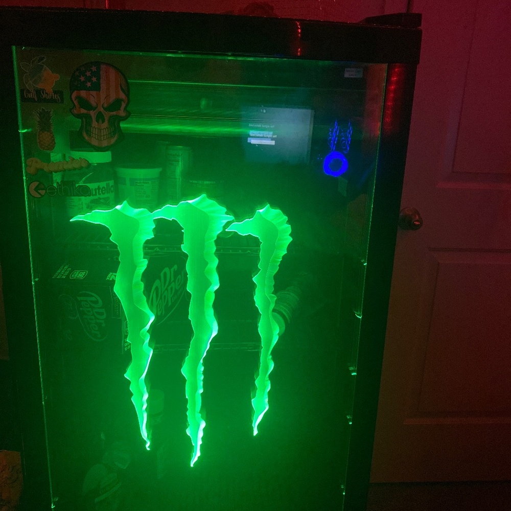 Monster energy fridge